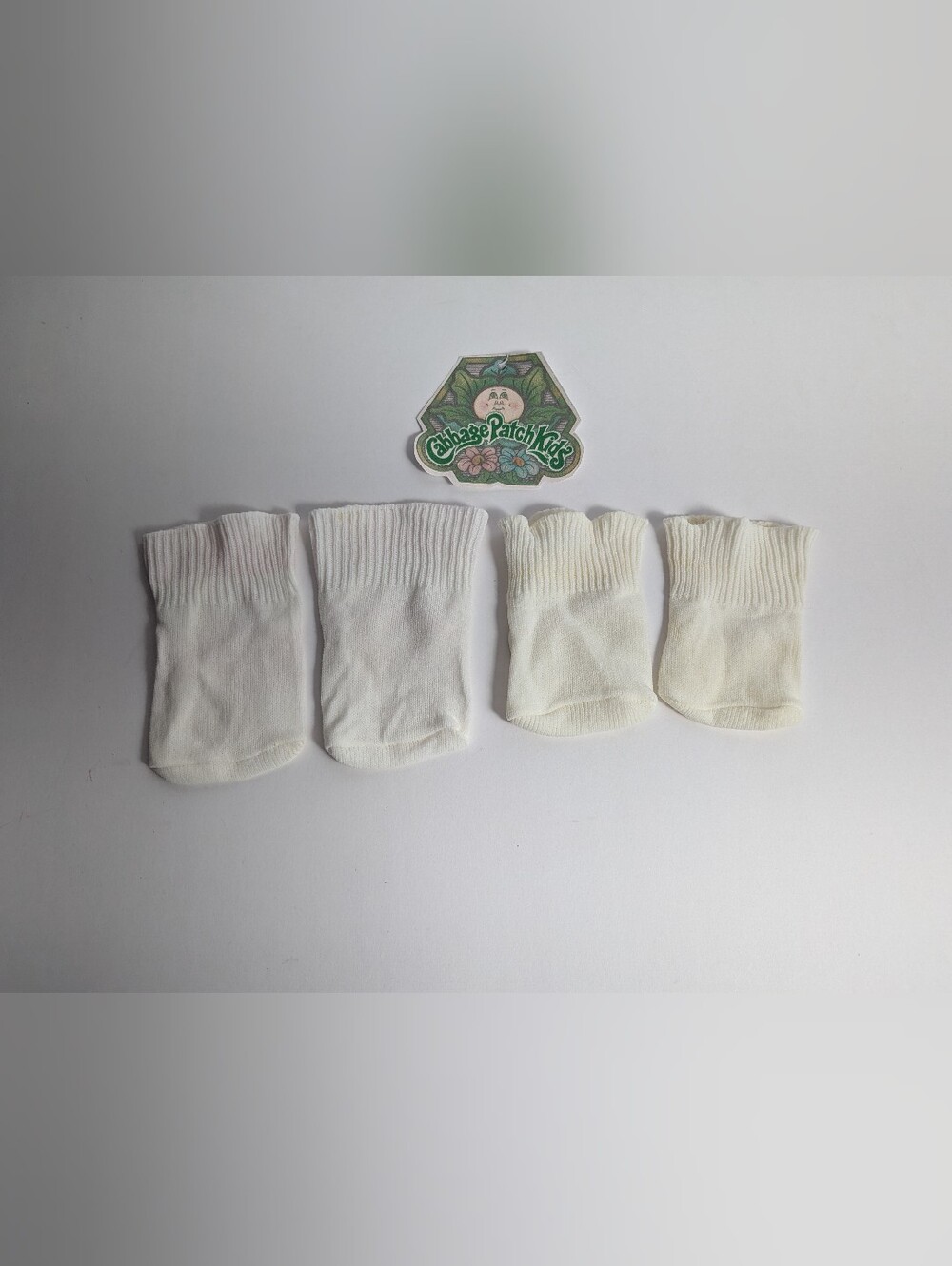 Cabbage Patch Kids Doll Vintage Accessories
2 pairs CPK Socks, Imperfect